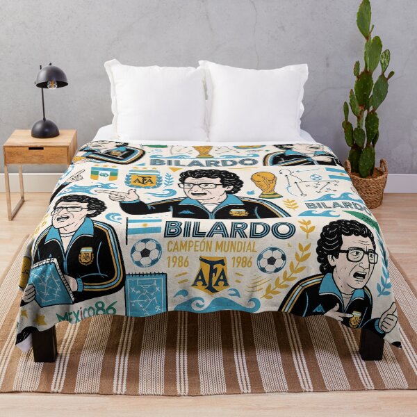Item preview, Argentina Soccer Legends World Cup Football Pattern 6 designed and sold by ART ATTACK ZONE.