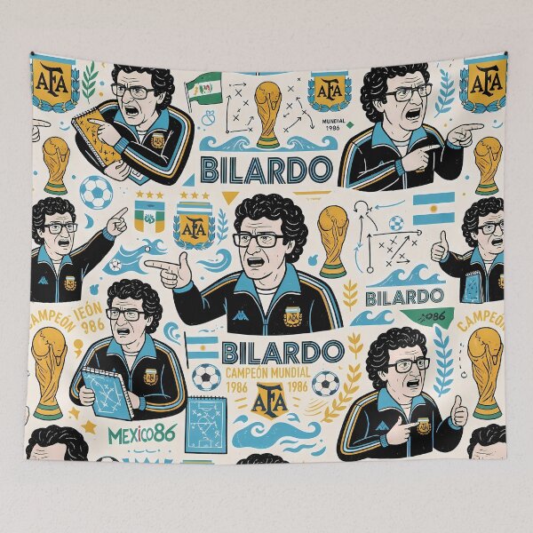 Item preview, Argentina Soccer Legends World Cup Football Pattern 6 designed and sold by ART ATTACK ZONE.