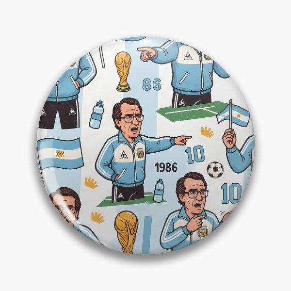 Item preview, Argentina Soccer Legends World Cup Football Pattern 7 designed and sold by ART ATTACK ZONE.