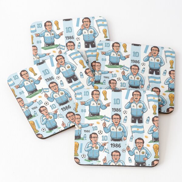 Item preview, Argentina Soccer Legends World Cup Football Pattern 7 designed and sold by ART ATTACK ZONE.