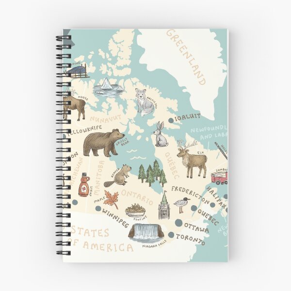 Item preview, Map of Canada - Teal designed and sold by Those Pencil Shavings.