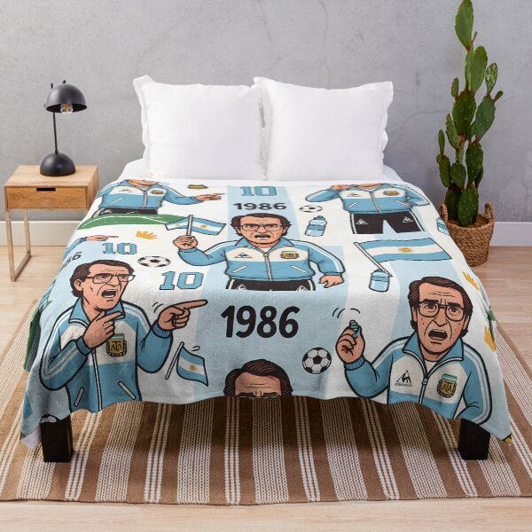 Item preview, Argentina Soccer Legends World Cup Football Pattern 7 designed and sold by ART ATTACK ZONE.