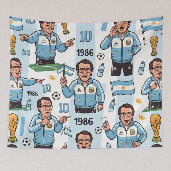 Item preview, Argentina Soccer Legends World Cup Football Pattern 7 designed and sold by ART ATTACK ZONE.