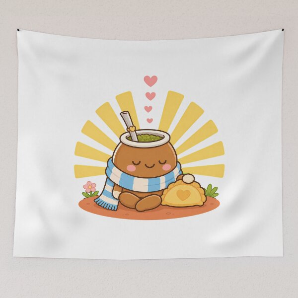 Item preview, Chibi Mate Y Empanada Adorable Argentine Characters designed and sold by chattsuede.