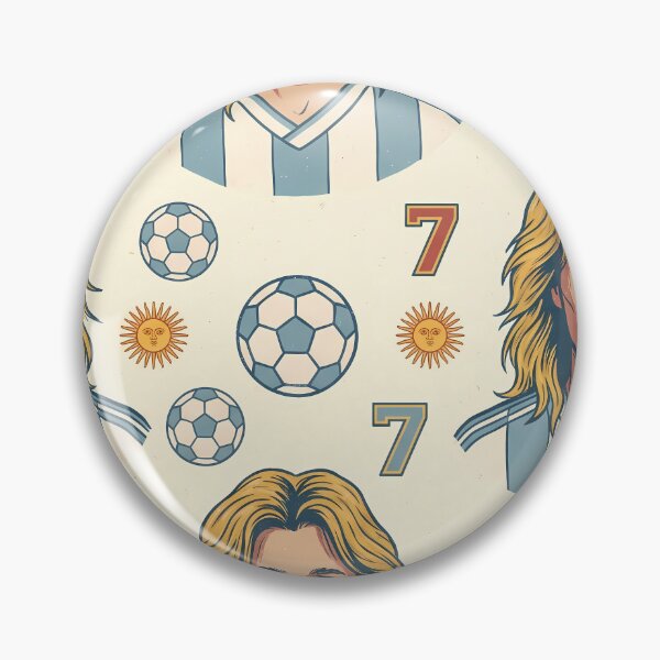 Item preview, Argentina Soccer Legends World Cup Football Pattern 8 designed and sold by ART ATTACK ZONE.