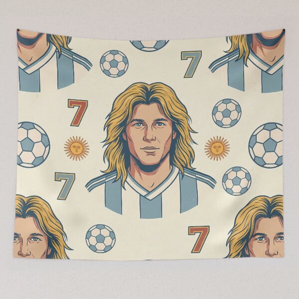 Item preview, Argentina Soccer Legends World Cup Football Pattern 8 designed and sold by ART ATTACK ZONE.
