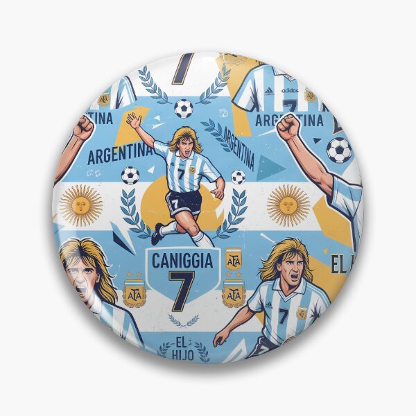 Item preview, Argentina Soccer Legends World Cup Football Pattern 9 designed and sold by ART ATTACK ZONE.