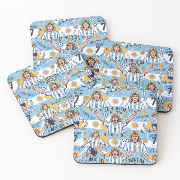 Item preview, Argentina Soccer Legends World Cup Football Pattern 9 designed and sold by ART ATTACK ZONE.