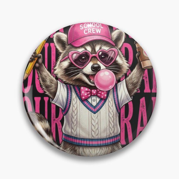 Item preview, Funny Fourth Grade Teacher Feral Raccoon Back to School designed and sold by viectory.