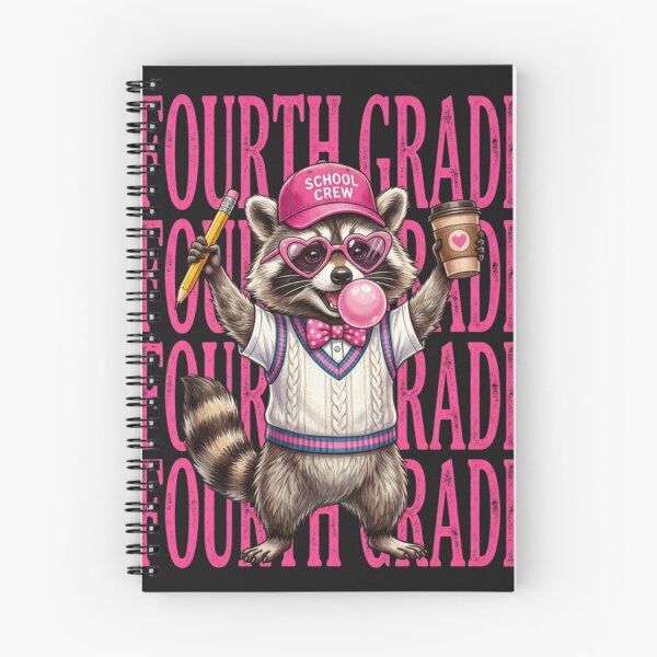 Item preview, Funny Fourth Grade Teacher Feral Raccoon Back to School designed and sold by viectory.