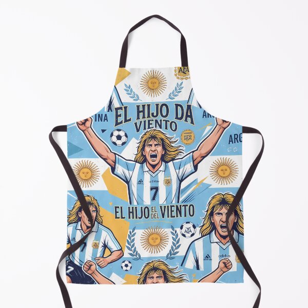 Item preview, Argentina Soccer Legends World Cup Football Pattern 9 designed and sold by ART ATTACK ZONE.