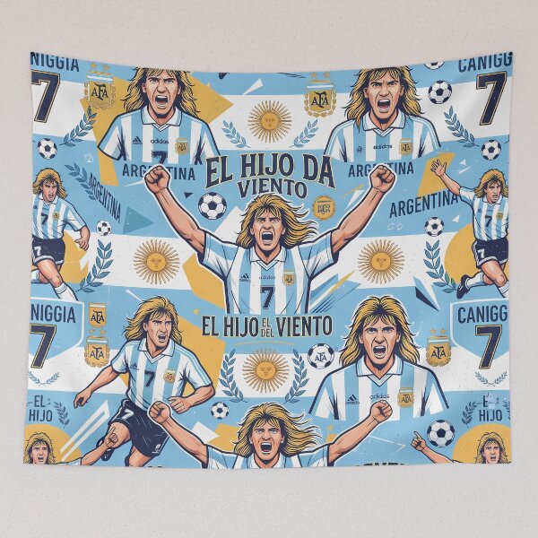 Item preview, Argentina Soccer Legends World Cup Football Pattern 9 designed and sold by ART ATTACK ZONE.