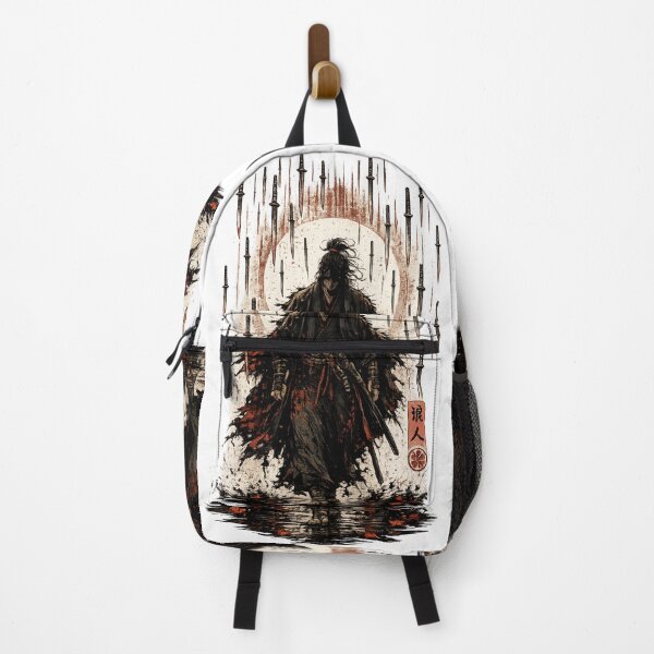 Item preview, The Ronin Under the Rain of Swords - Japanese Samurai art style designed and sold by Substance_life.
