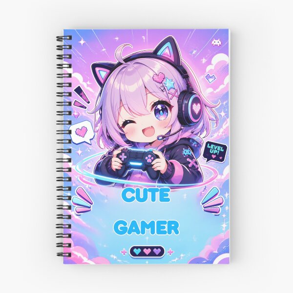 Item preview, Cute Gamer Girl – Kawaii Chibi Gaming Anime designed and sold by Revyra Design .