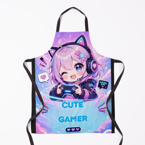 Item preview, Cute Gamer Girl – Kawaii Chibi Gaming Anime designed and sold by Revyra Design .
