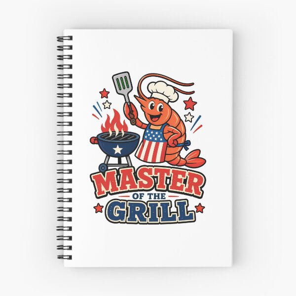 Item preview, Shrimp Master of the Grill Patriotic Chef Mascot designed and sold by chattsuede.