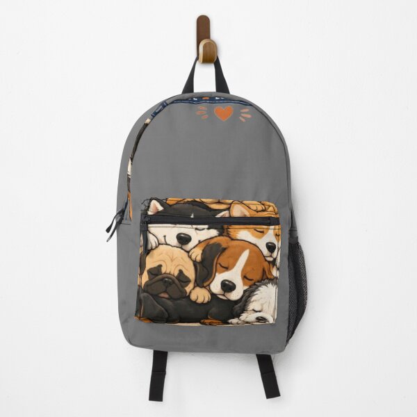 Item preview, International Dog Day Sleeping Puppies | Cozy Dog Pile | Cute Dog Sticker designed and sold by GRYFFWEAR.