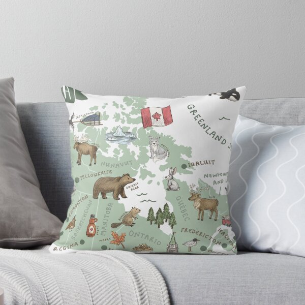 Item preview, Map of Canada - Green designed and sold by Those Pencil Shavings.