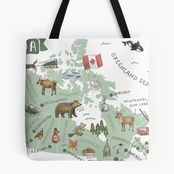 Item preview, Map of Canada - Green designed and sold by Those Pencil Shavings.