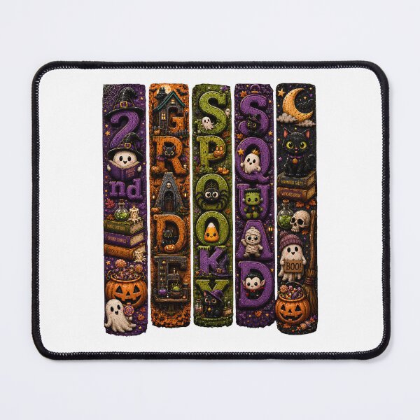 Item preview, 2nd Grade Spooky Squad Halloween Shirt Cute Ghost Pumpkin Back to School Teacher Student Classic T-Shirt designed and sold by podlook.
