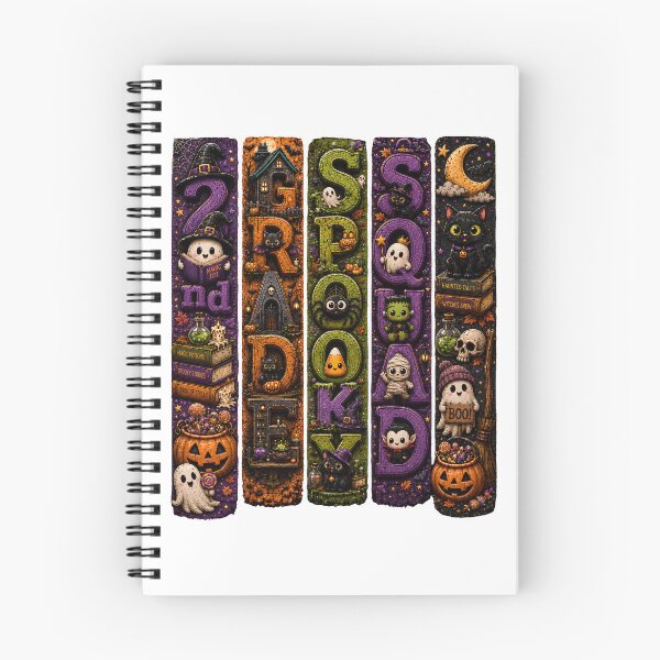 Item preview, 2nd Grade Spooky Squad Halloween Shirt Cute Ghost Pumpkin Back to School Teacher Student Classic T-Shirt designed and sold by podlook.