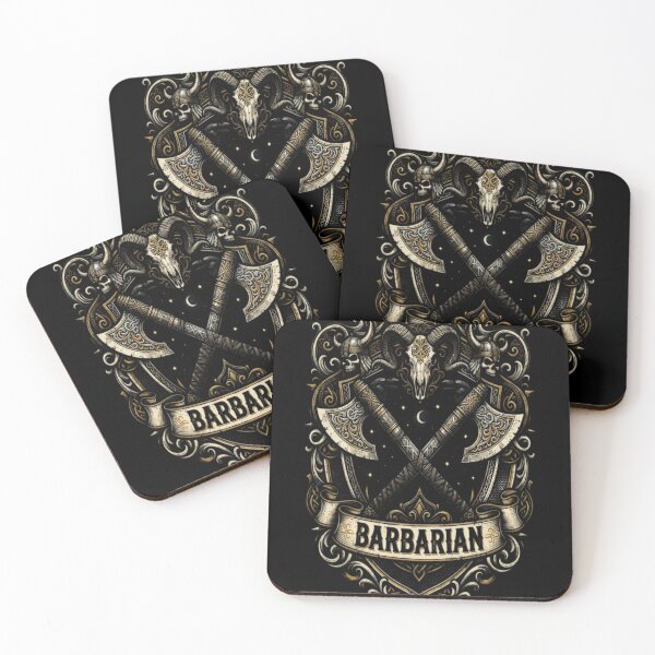 Item preview, D&D Barbarian Tarot designed and sold by Daniel Abdelmaseih.