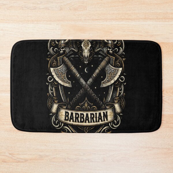 Item preview, D&D Barbarian Tarot designed and sold by Daniel Abdelmaseih.