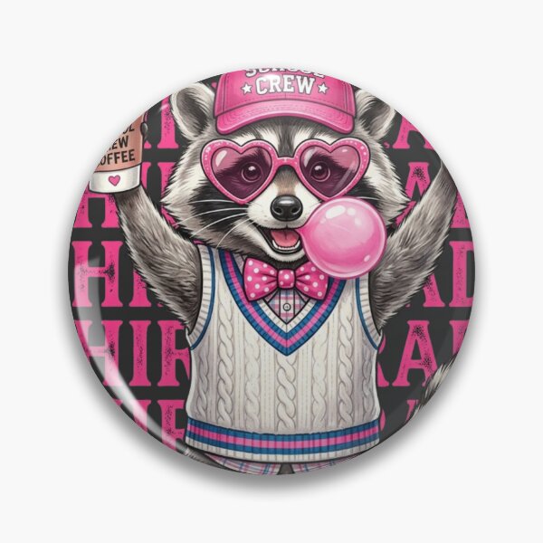 Item preview, Funny Third Grade Teacher Feral Raccoon Back to School designed and sold by viectory.