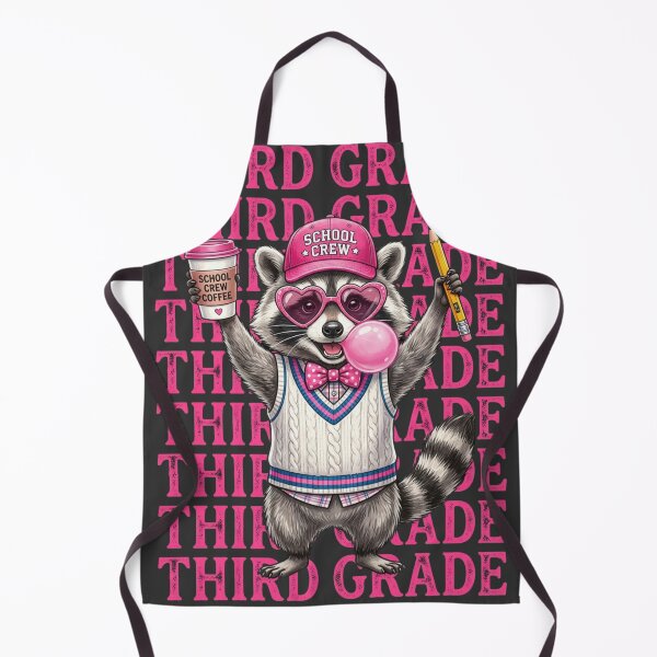 Item preview, Funny Third Grade Teacher Feral Raccoon Back to School designed and sold by viectory.