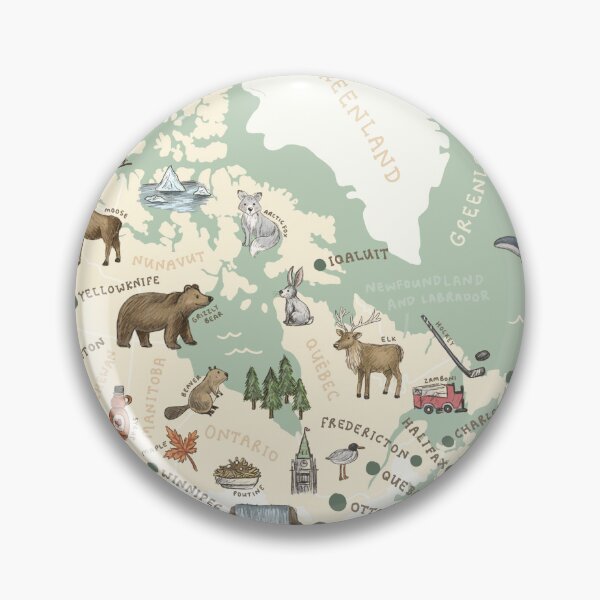 Item preview, Map of Canada - Green designed and sold by Those Pencil Shavings.
