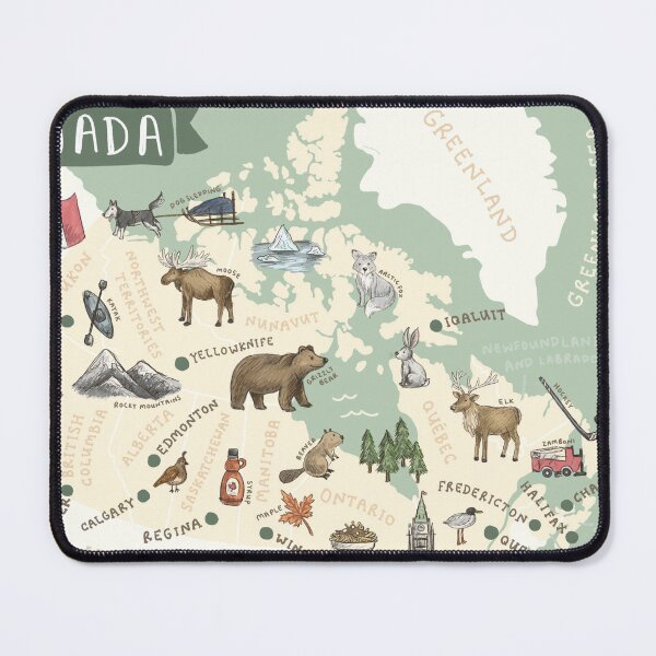 Item preview, Map of Canada - Green designed and sold by Those Pencil Shavings.