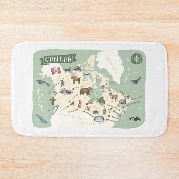 Item preview, Map of Canada - Green designed and sold by Those Pencil Shavings.