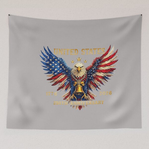 Item preview, 250th Anniversary Independence Day 1776 2026 Patriotic Eagle designed and sold by GreggRoss.