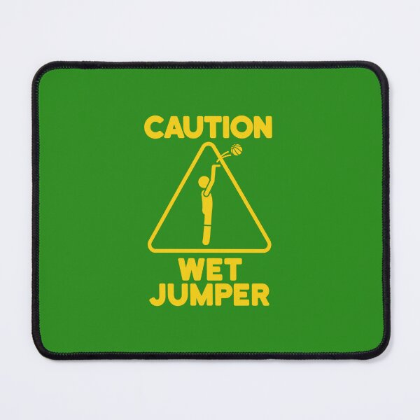 Item preview, Caution Wet Jumper Basketball Funny Warning Sign T-Shirt | Basketball Player Humor designed and sold by elhassanisami.