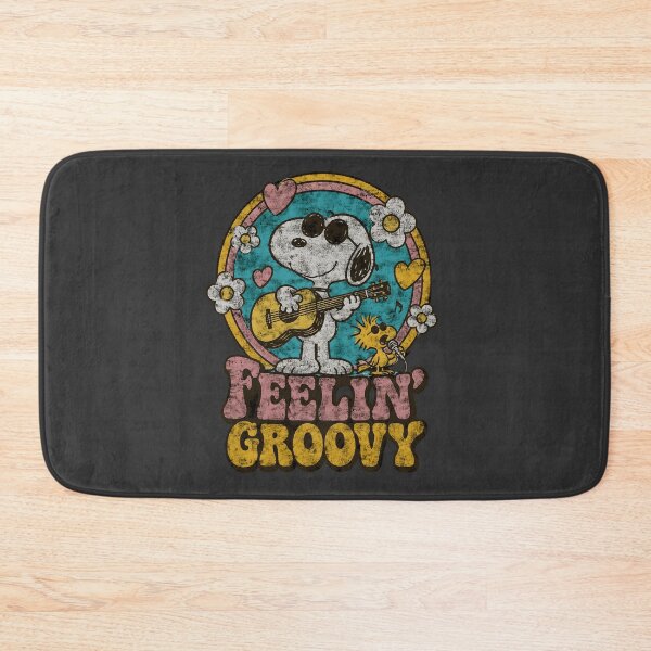 Item preview, Peanuts Feelin' Groovy Retro Snoopy Guiter And Woodstock Singer  designed and sold by artizallart.