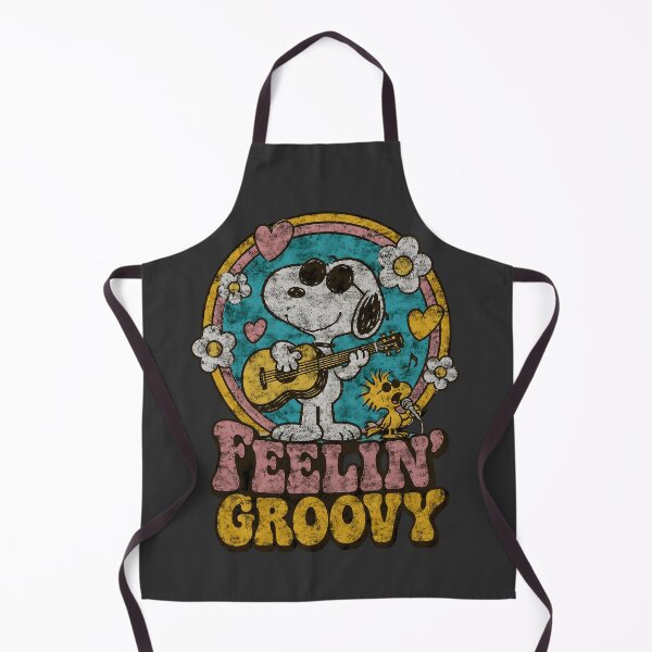 Item preview, Peanuts Feelin' Groovy Retro Snoopy Guiter And Woodstock Singer designed and sold by artizallart.