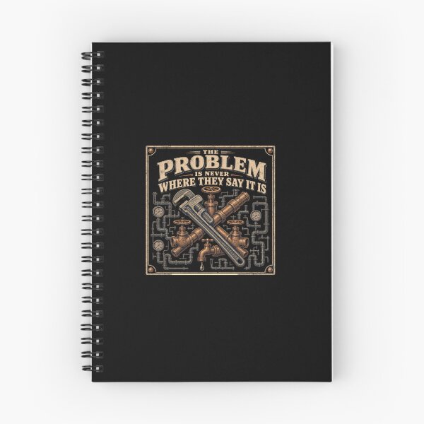 Item preview, The Problem Is Never Where They Say It Is Funny Plumber  designed and sold by freshwear design.