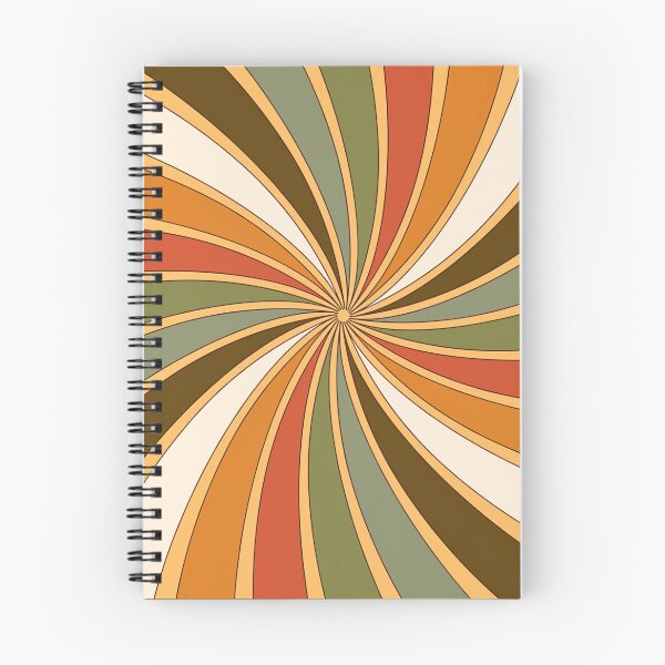 Item preview, Groovy Retro Swirl in Warm Earth Tones – 70s Abstract Pattern designed and sold by Zajumaris Art & Heart.