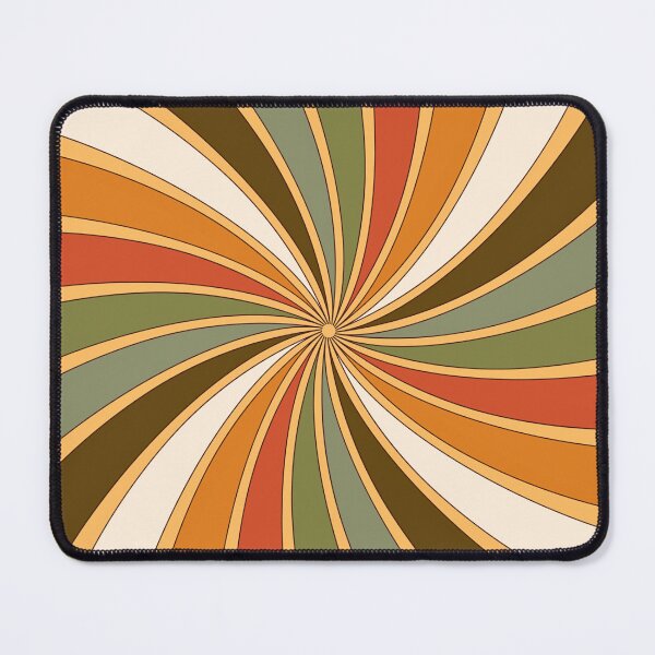 Item preview, Groovy Retro Swirl in Warm Earth Tones – 70s Abstract Pattern designed and sold by Zajumaris Art & Heart.
