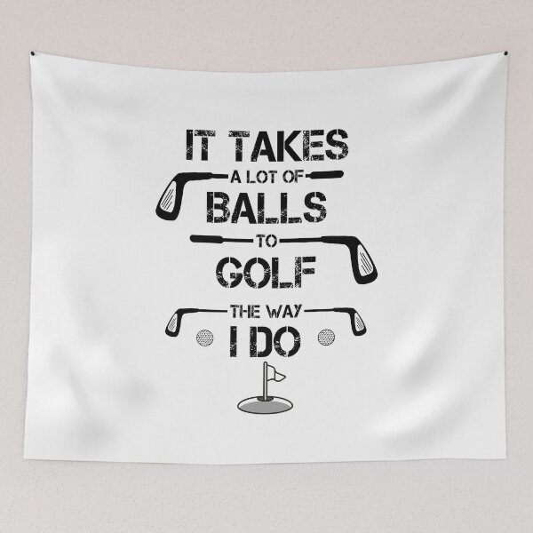 Item preview, Funny Golf Golfer Golfing It Takes Balls 18 Holes Handicap Course designed and sold by Basti09.