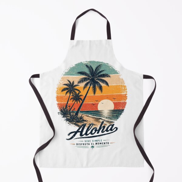 Item preview, Aloha – Live Simply, Enjoy the Moment | Vintage Retro Beach and Surf T-Shirt designed and sold by victorstudioart.