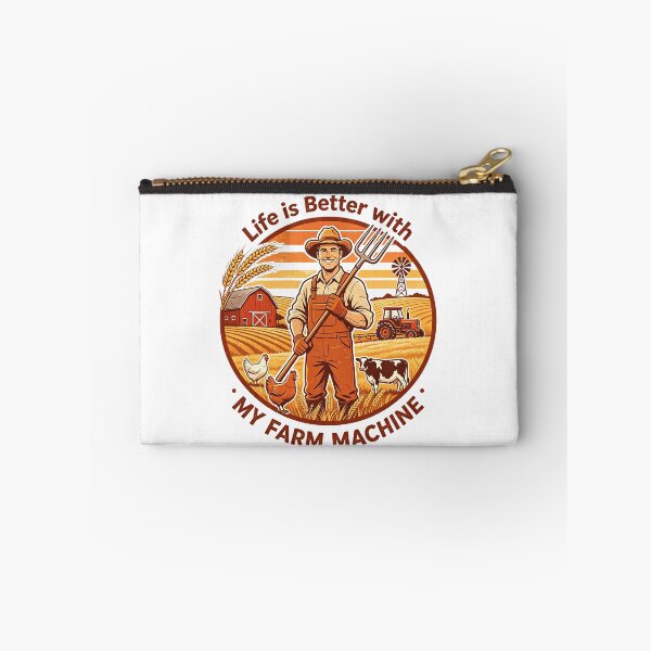 Item preview, Life is better with my farm machine. Vintage farm tractor t-shirt. designed and sold by Mahilis.