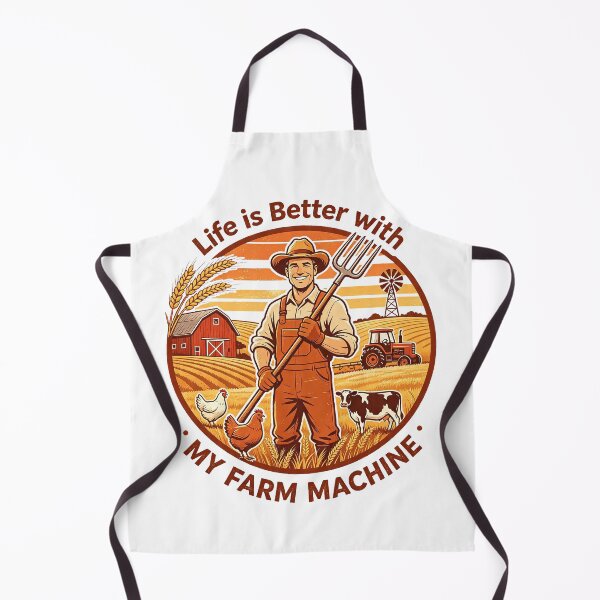 Item preview, Life is better with my farm machine. Vintage farm tractor t-shirt. designed and sold by Mahilis.