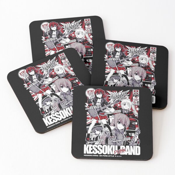 Item preview, Kessoku Band UK Punk Style Poster designed and sold by DesignsBySkull.