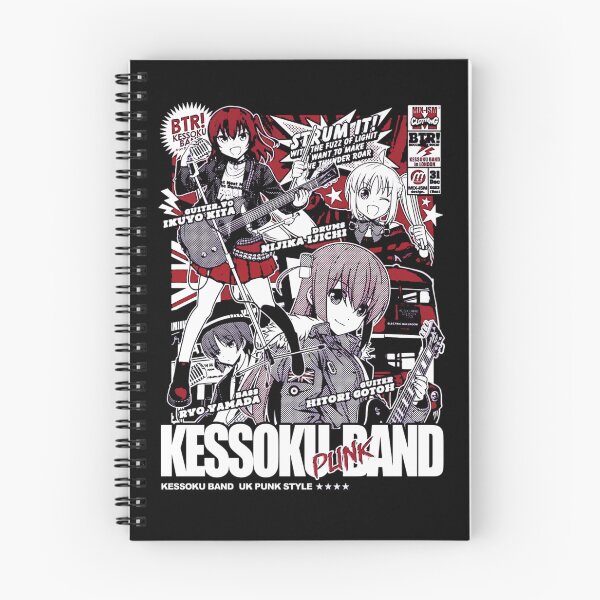 Item preview, Kessoku Band UK Punk Style Poster designed and sold by DesignsBySkull.