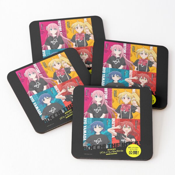 Item preview, Four Color Grid Panel Portraits Of Kessoku designed and sold by DesignsBySkull.