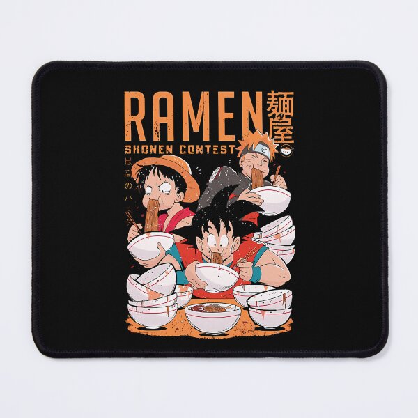 Item preview, Shonen Heroes Eating Bowls Of Ramen designed and sold by DesignsBySkull.