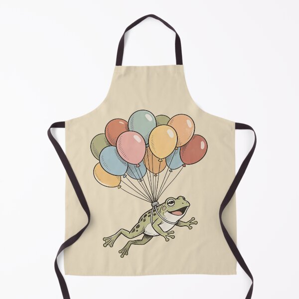 Item preview, Flying frog with balloon designed and sold by teenlabel.