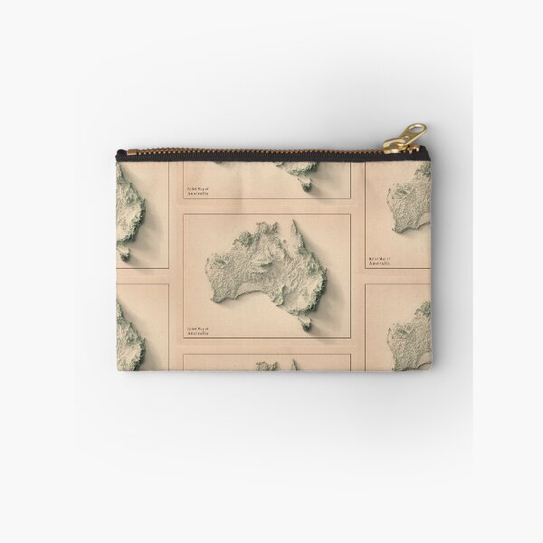 Item preview, Australia Shaded Relief Map 3D digitally rendered designed and sold by ThinkAboutMaps.