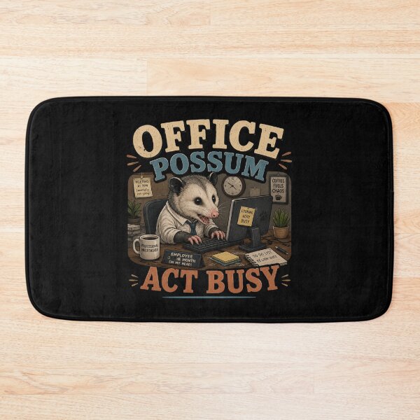 Item preview, Office Possum Act Busy | Funny Office Worker Possum | Corporate Humor Animal Design designed and sold by RJACreative.